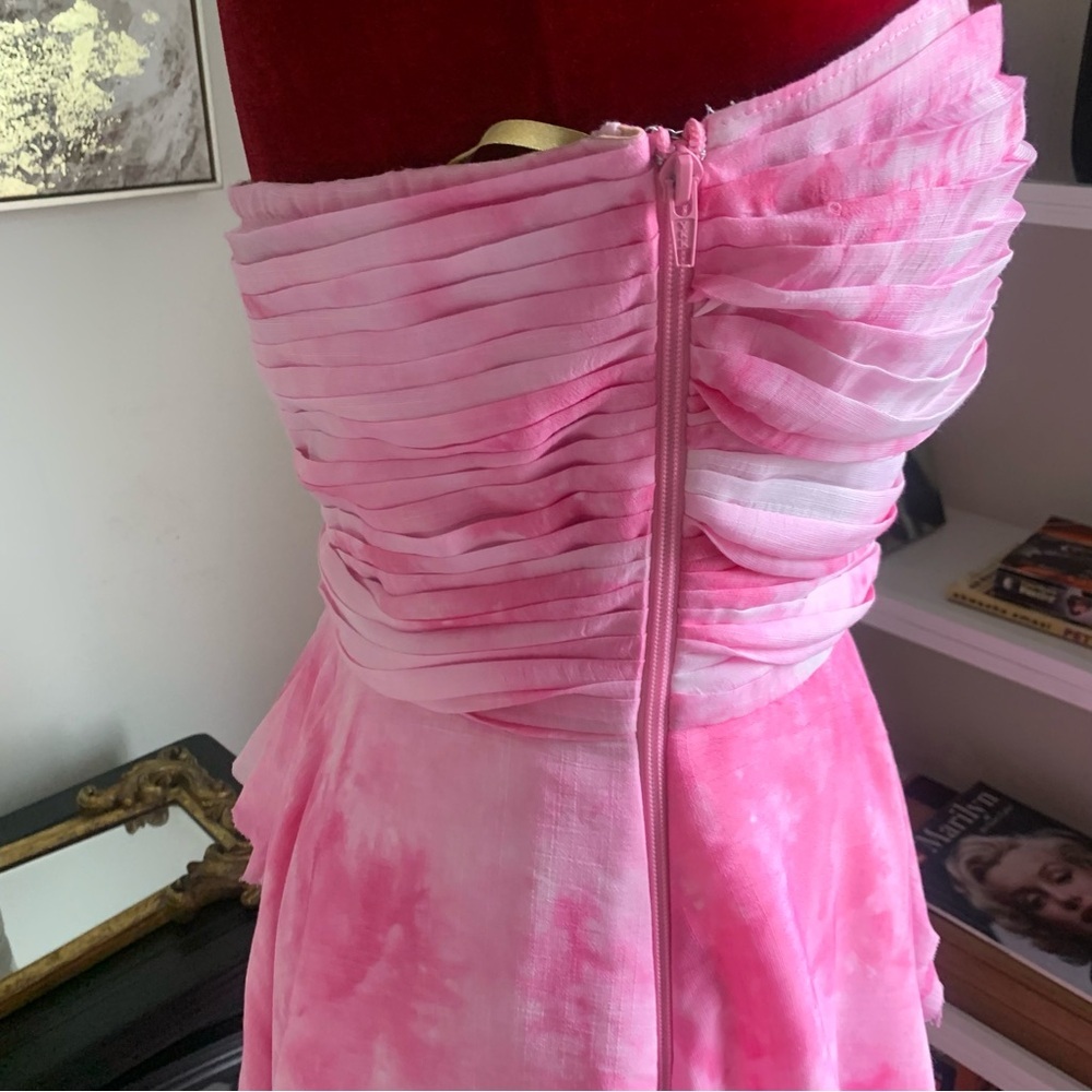 Bronx and Banco Pink Strapless Mini Dress - Picture 11 of 15